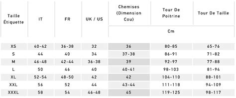 stone island garments size guide.